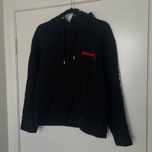 the kooples moonlight collection black men’s hoodie